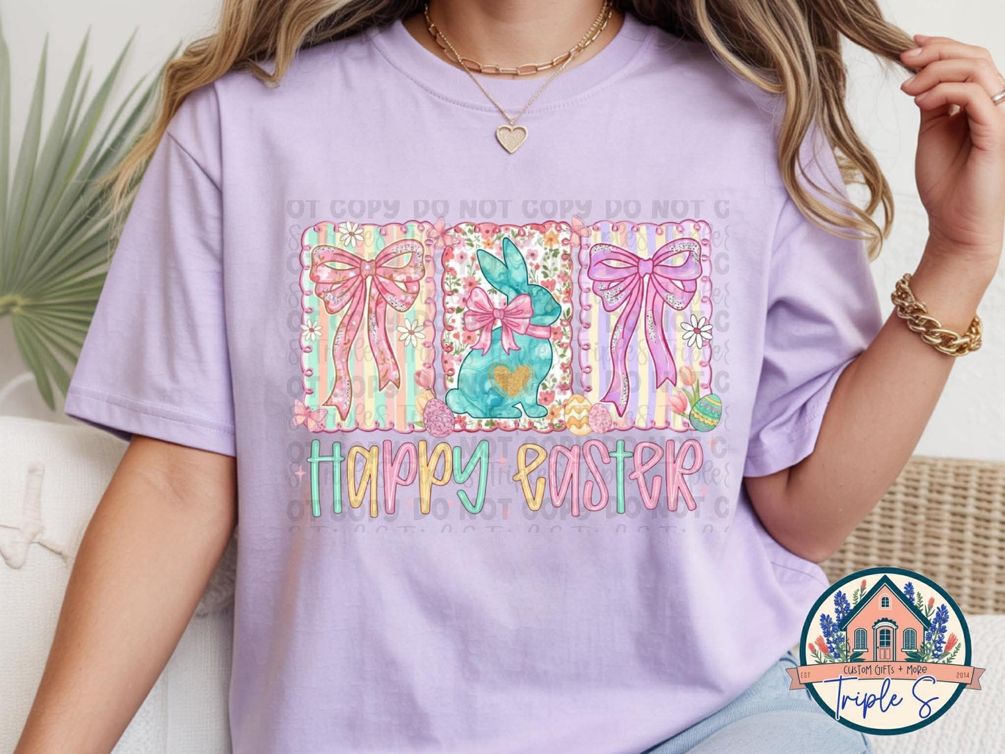 Happy Easter (Patchwork Design)