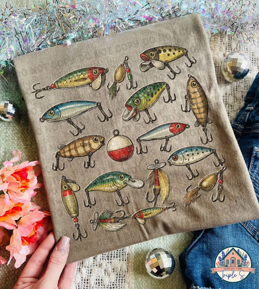 Vintage fishing lurer & tumbler BUNDLE