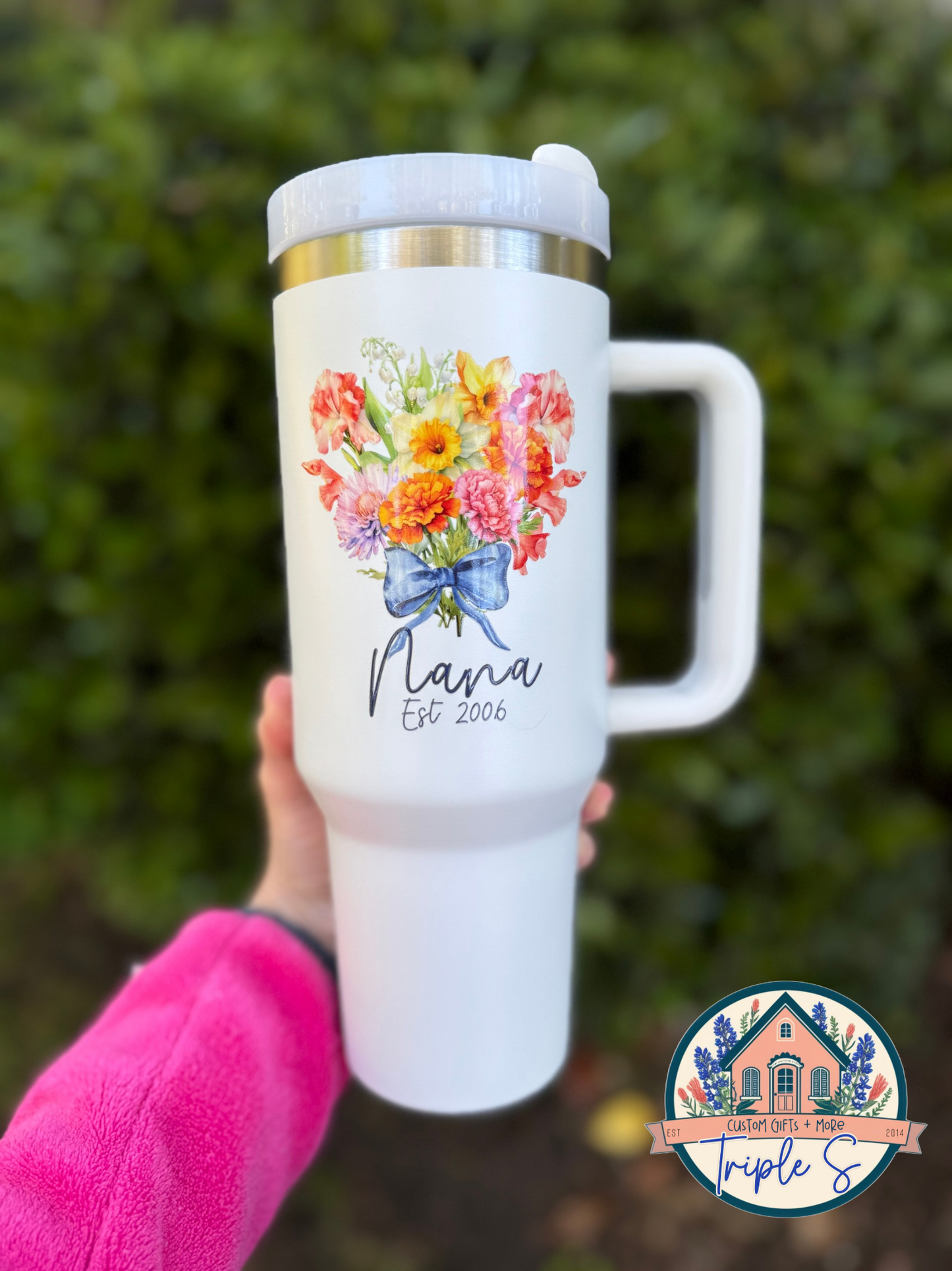 Floral Bouquet for Nana - 40oz Tumbler